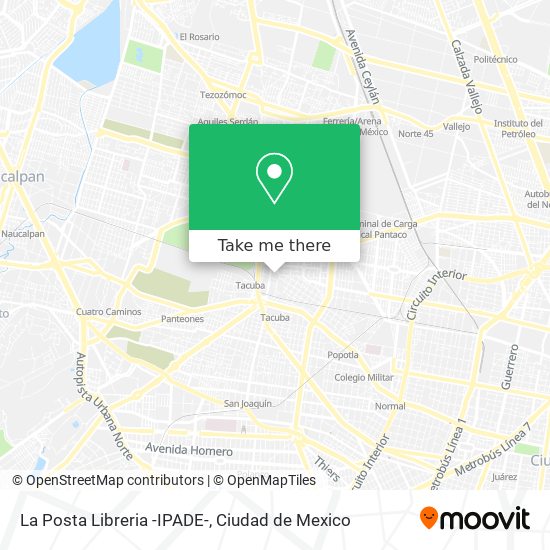 La Posta Libreria -IPADE- map