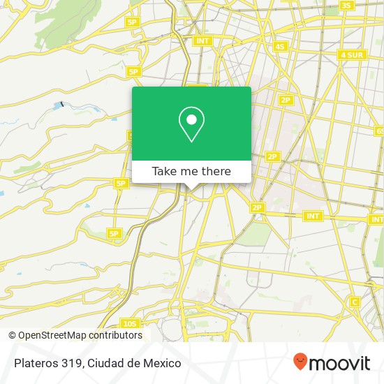 Plateros 319 map