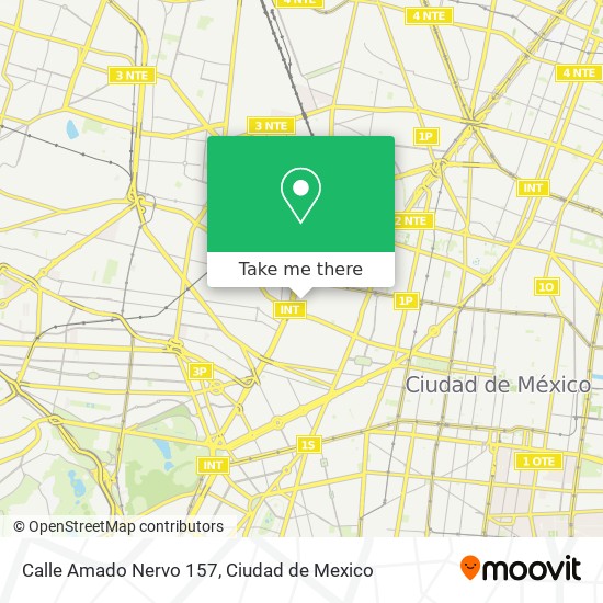 Calle Amado Nervo 157 map