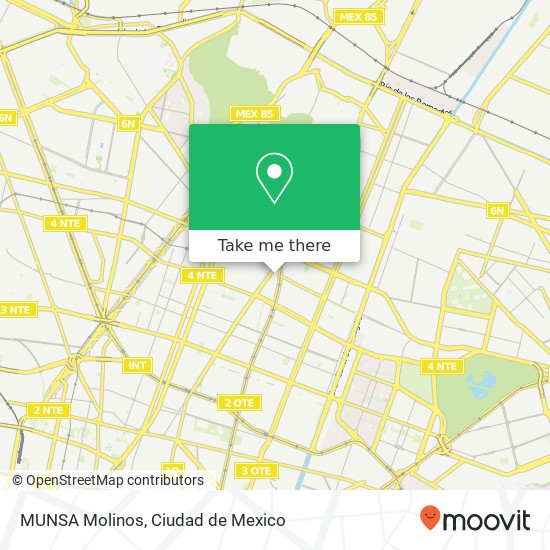 MUNSA Molinos map