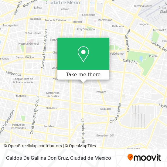Mapa de Caldos De Gallina Don Cruz