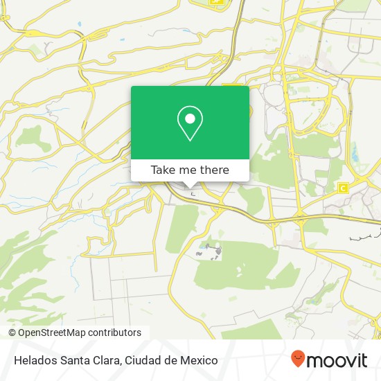 Mapa de Helados Santa Clara