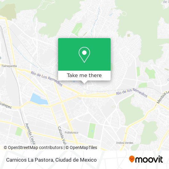 Carnicos La Pastora map