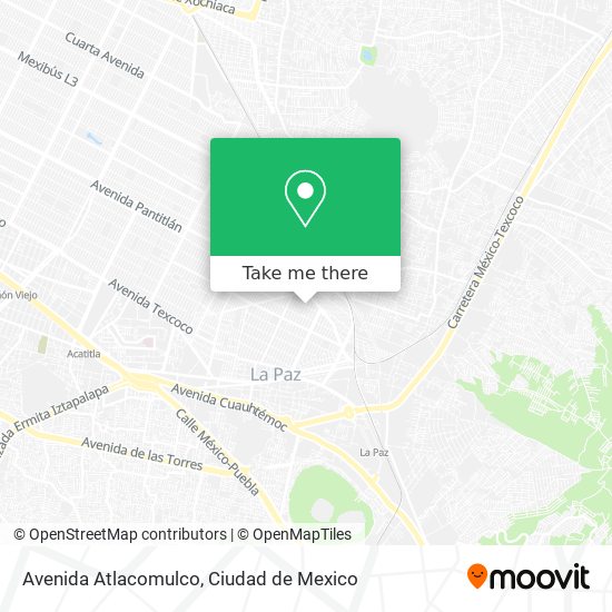 Mapa de Avenida Atlacomulco