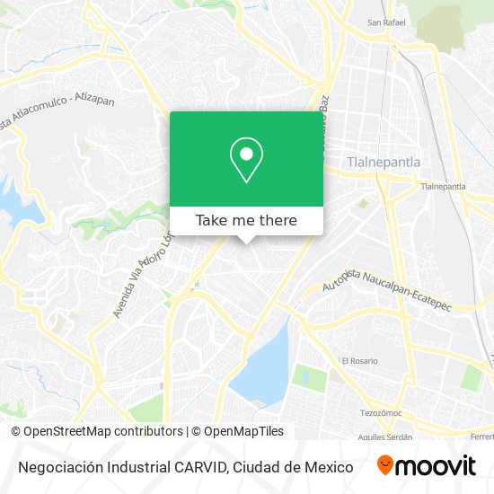 Negociación Industrial CARVID map
