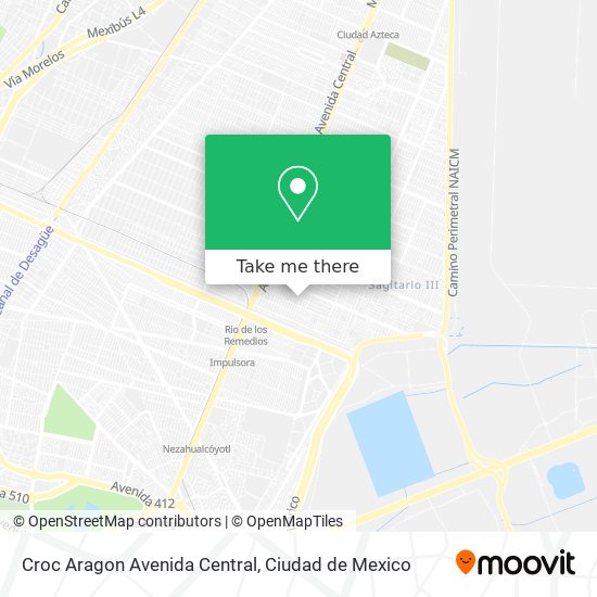 Croc Aragon Avenida Central map