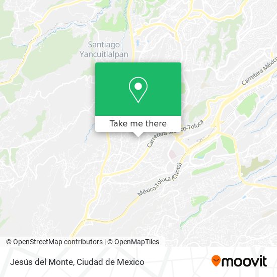 Jesús del Monte map