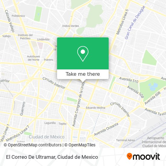 El Correo De Ultramar map