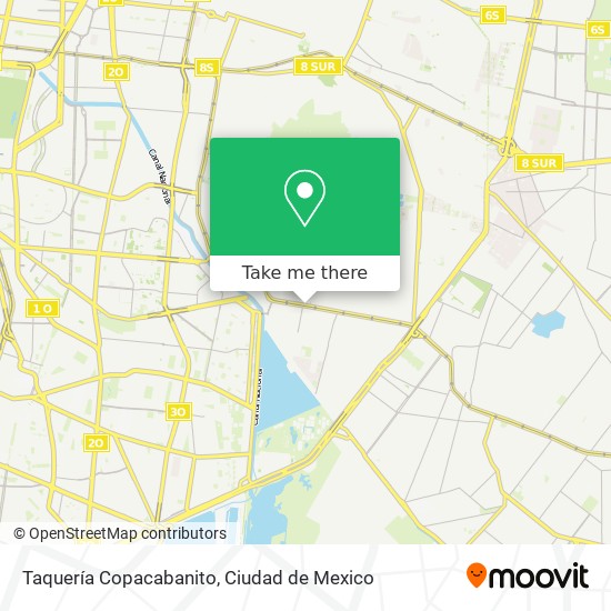 Taquería Copacabanito map