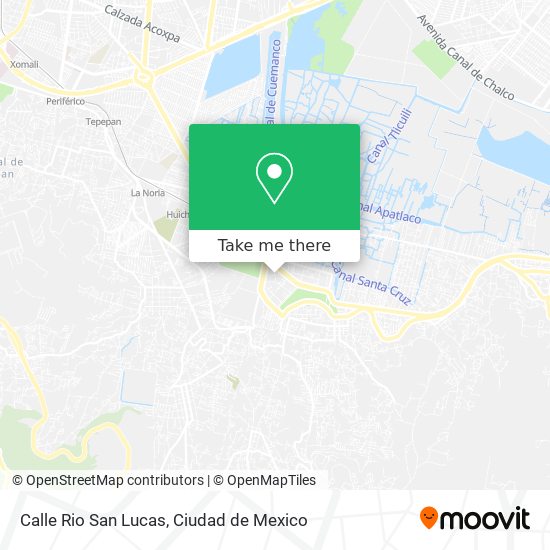 Calle Rio San Lucas map
