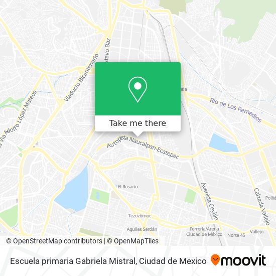 Escuela primaria Gabriela Mistral map