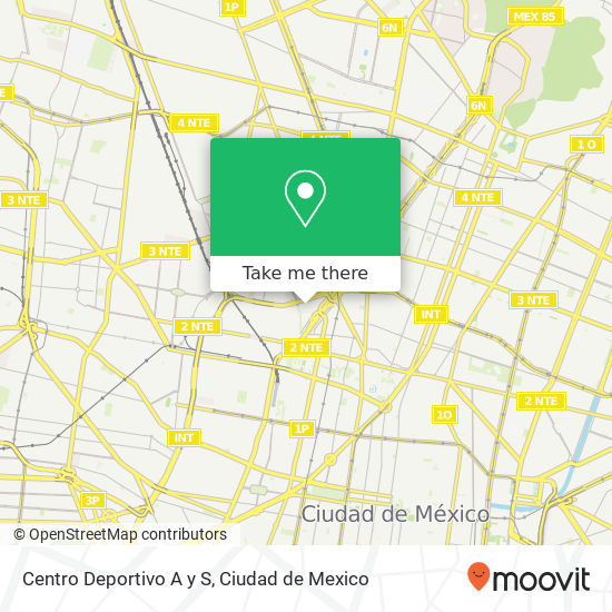 Centro Deportivo A y S map