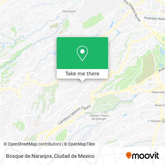 Mapa de Bosque de Naranjos