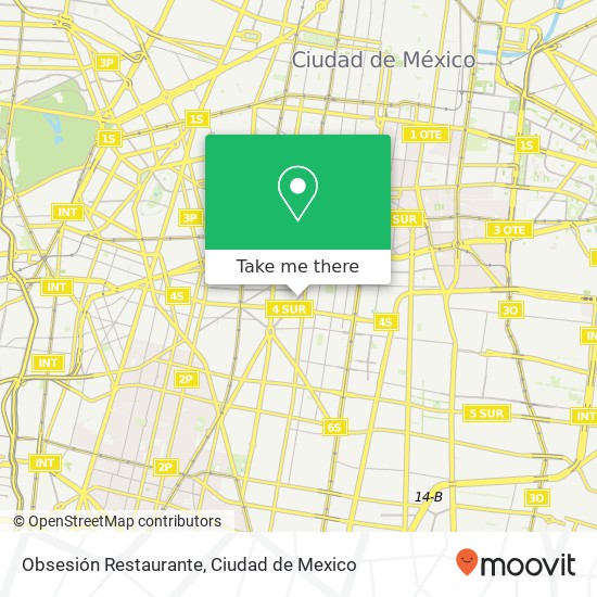Obsesión Restaurante map