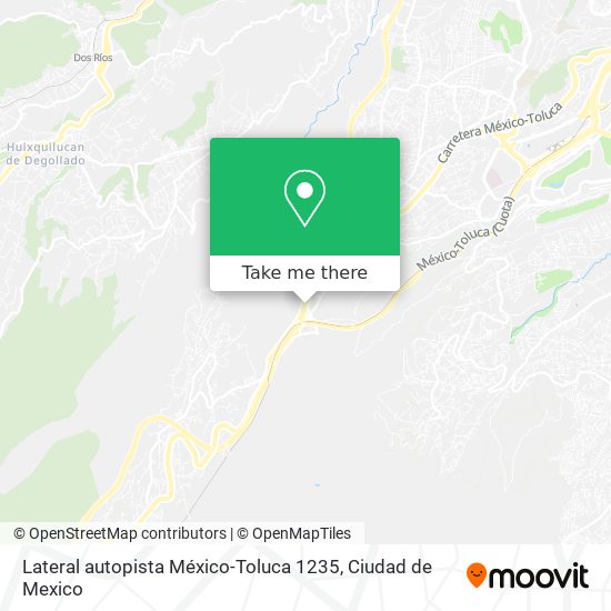 Lateral autopista México-Toluca 1235 map