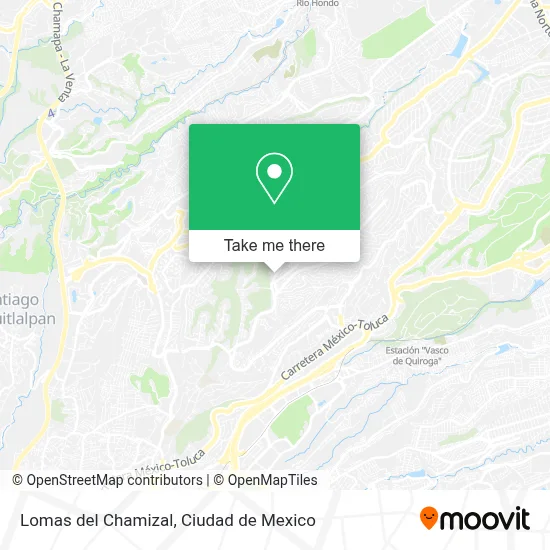 Lomas del Chamizal map