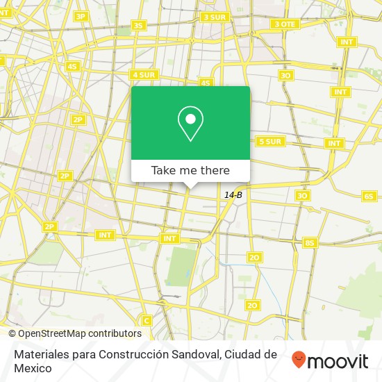 Mapa de Materiales para Construcción Sandoval