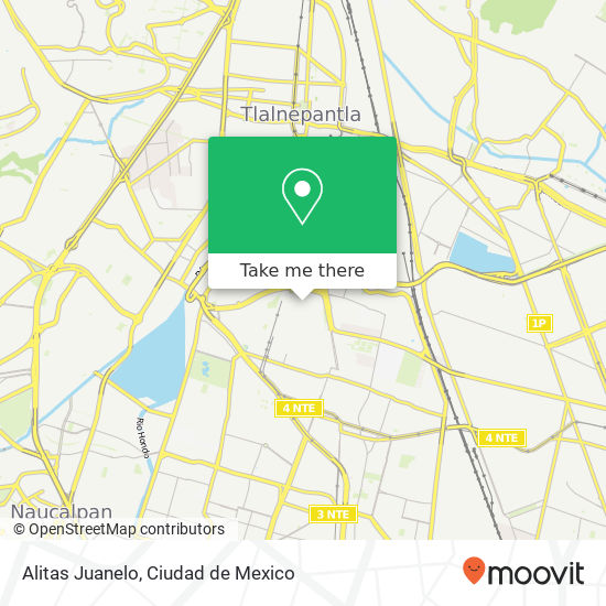 Alitas Juanelo map