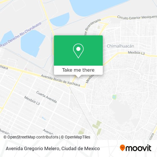 Avenida Gregorio Melero map