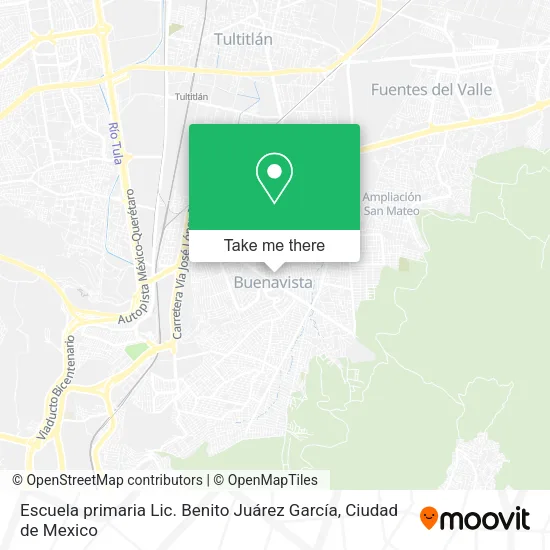 Escuela primaria Lic. Benito Juárez García map
