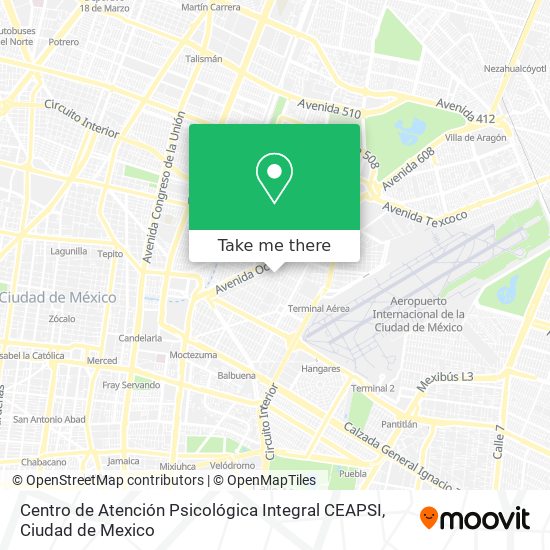 Centro de Atención Psicológica Integral CEAPSI map