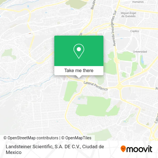 Mapa de Landsteiner Scientific, S.A. DE C.V.