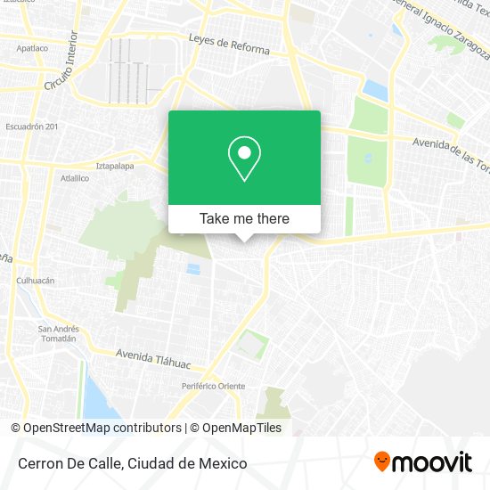 Cerron De Calle map