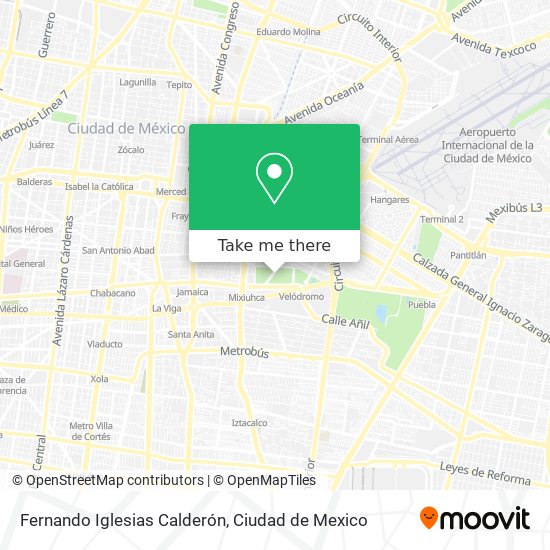Mapa de Fernando Iglesias Calderón