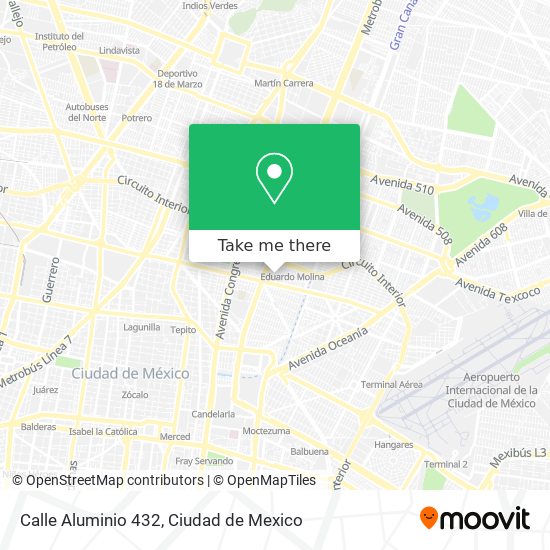 Calle Aluminio 432 map