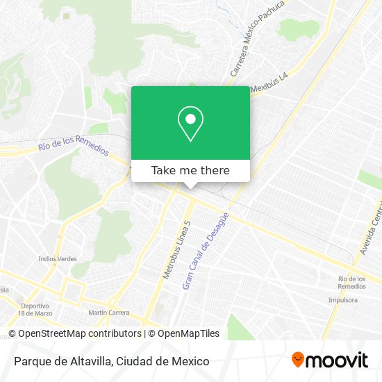 Mapa de Parque de Altavilla
