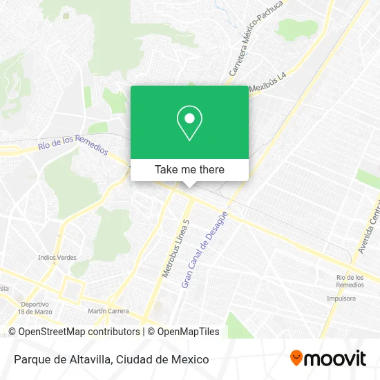 Parque de Altavilla map