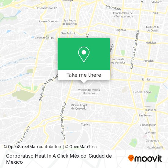 Corporativo Heat In A Click México map