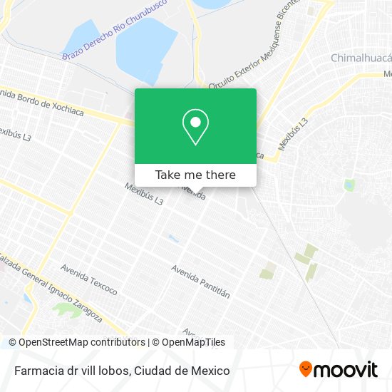 Farmacia dr vill lobos map