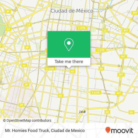 Mapa de Mr. Homies Food Truck