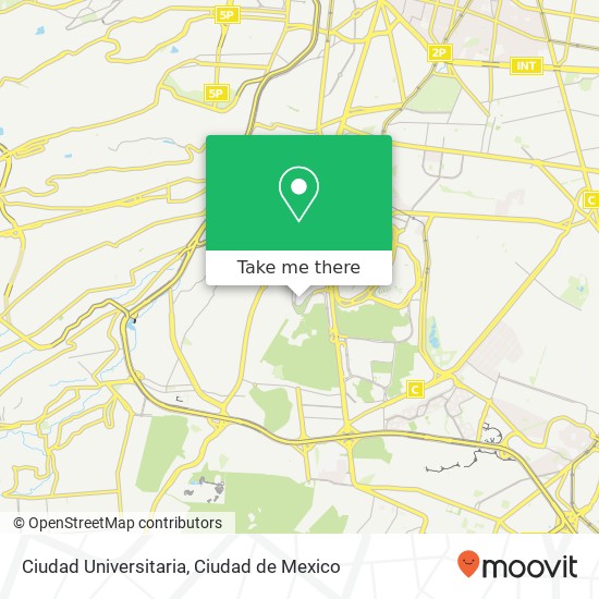 Mapa de Ciudad Universitaria