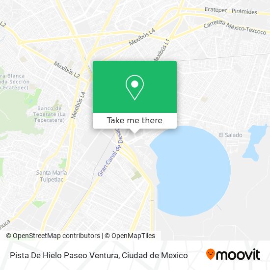 Mapa de Pista De Hielo Paseo Ventura