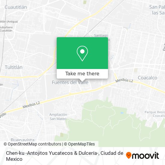 Mapa de Chen-ku -Antojitos Yucatecos & Dulcería-