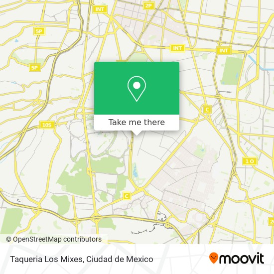 Taqueria Los Mixes map