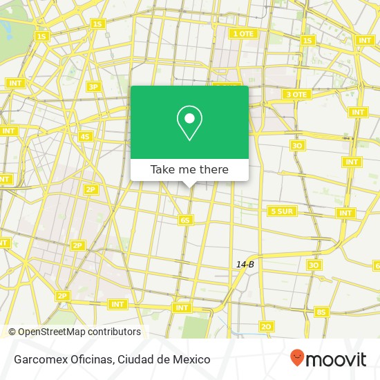 Garcomex Oficinas map