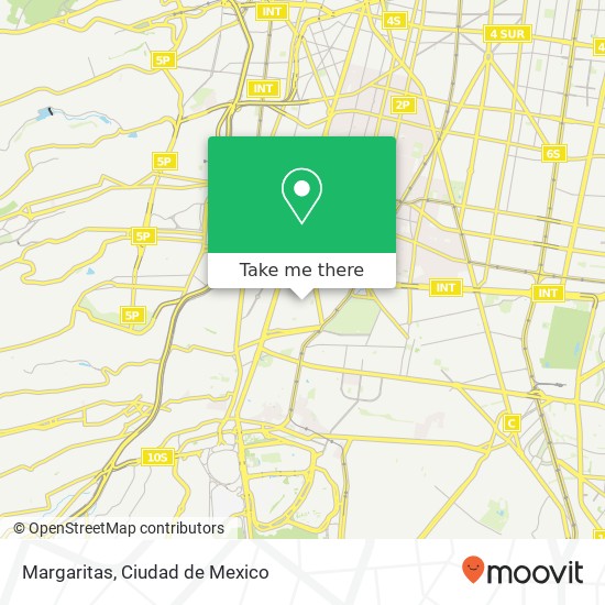 Margaritas map
