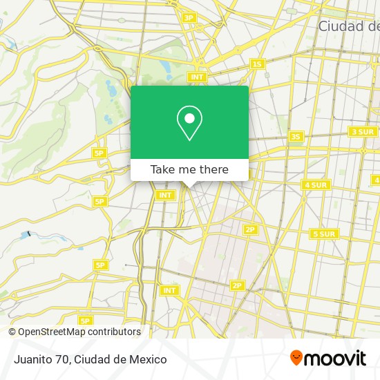 Juanito 70 map