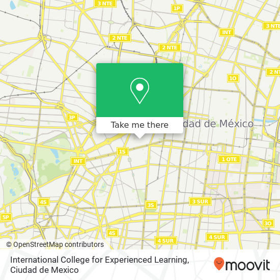 International College for Experienced Learning map