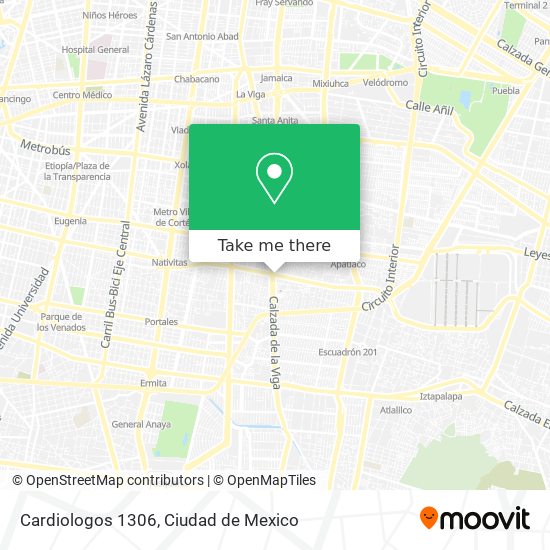 Mapa de Cardiologos 1306
