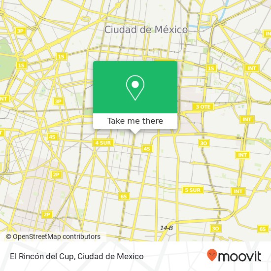 El Rincón del Cup map