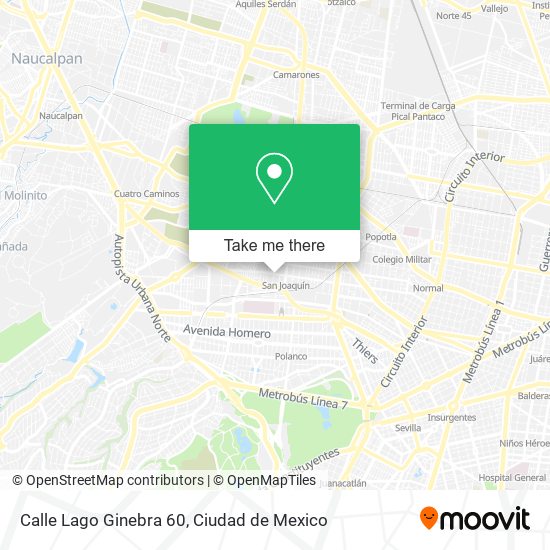 Calle Lago Ginebra 60 map