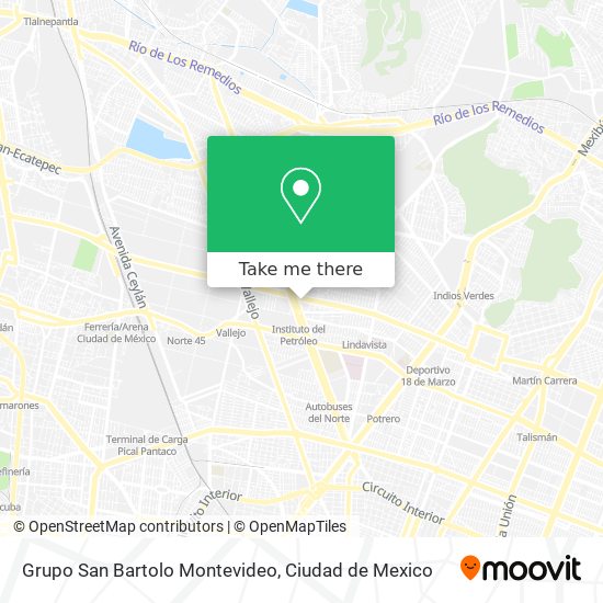 Grupo San Bartolo Montevideo map