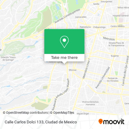 Calle Carlos Dolci 133 map