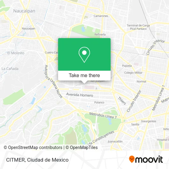 Mapa de CITMER
