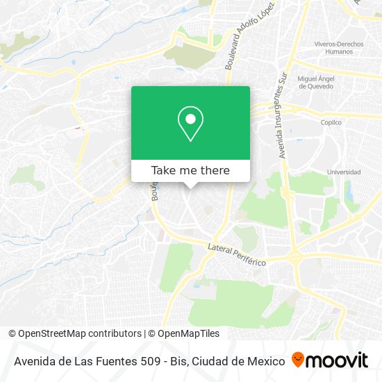 Avenida de Las Fuentes 509 - Bis map