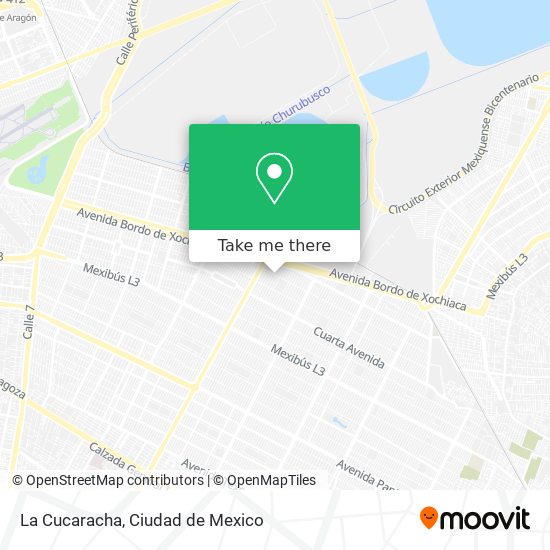 Mapa de La Cucaracha